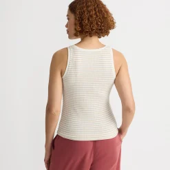Ärmelloses Ajour-Top für Damen