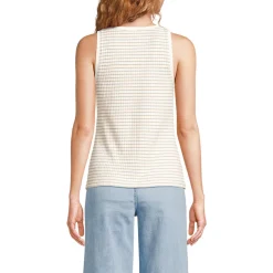 Ärmelloses Ajour-Top für Damen