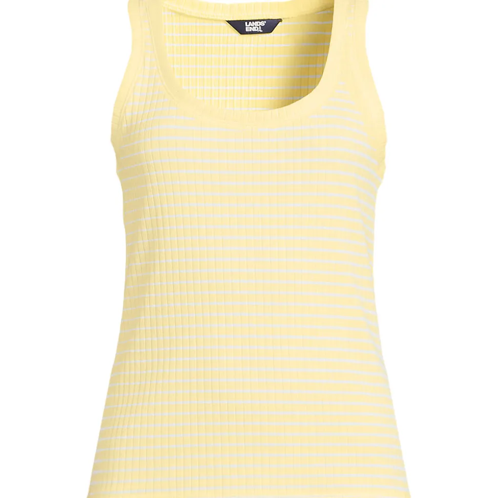 Ärmelloses Ajour-Top für Damen