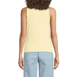 Ärmelloses Ajour-Top für Damen