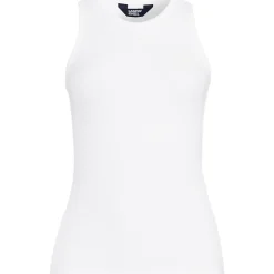 Ärmelloses, geripptes Top für Damen