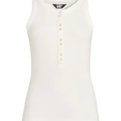 Ärmelloses Henley-Shirt für Damen