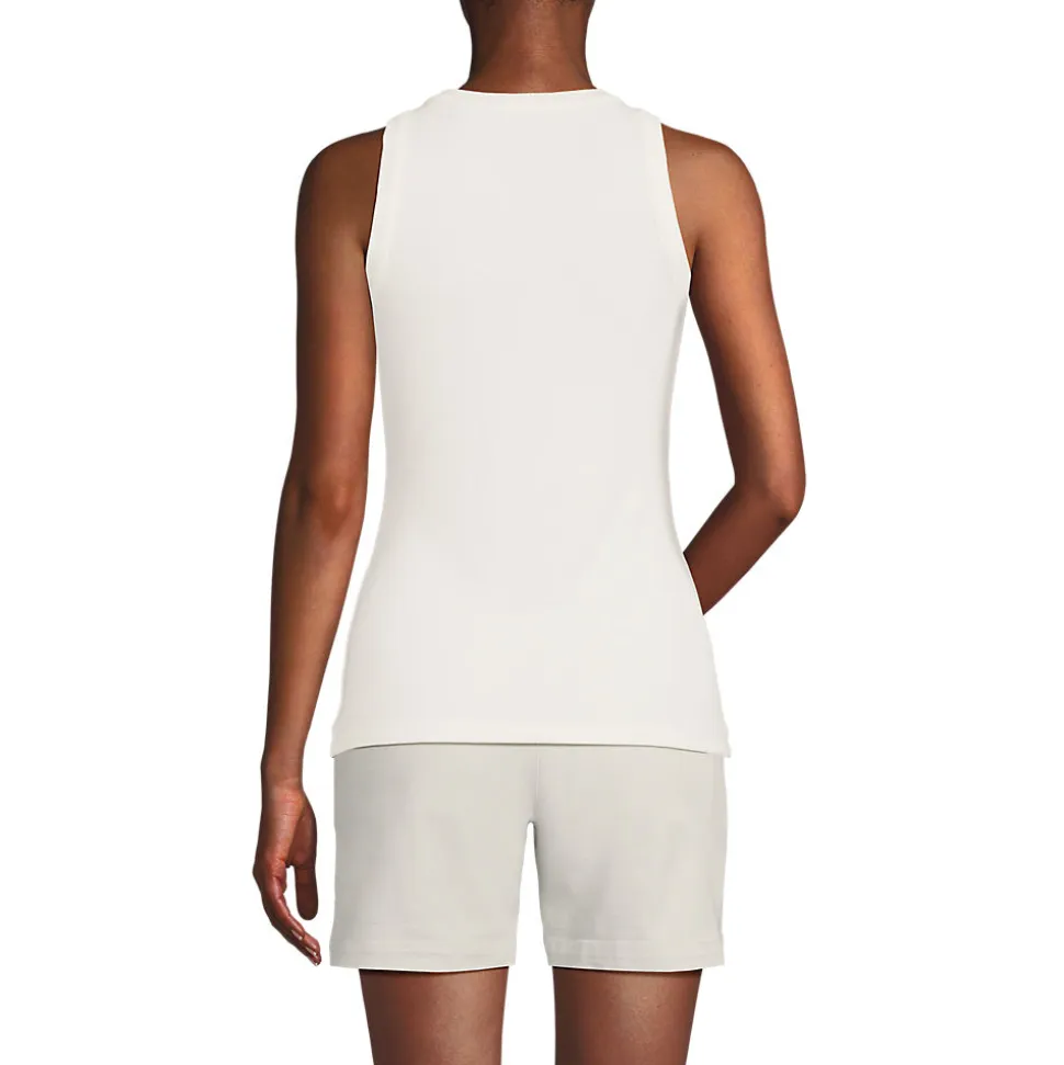 Ärmelloses Henley-Shirt für Damen