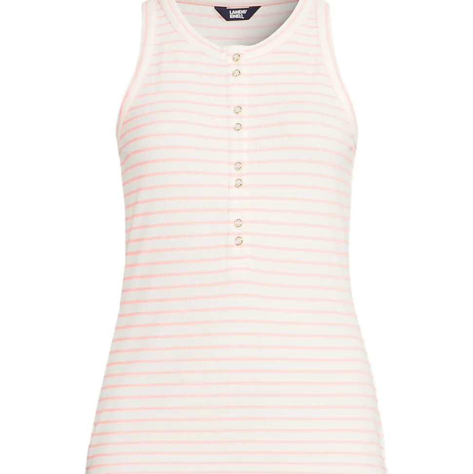 Ärmelloses Henley-Shirt für Damen