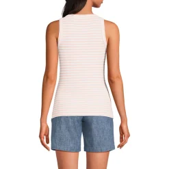 Ärmelloses Henley-Shirt für Damen