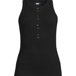 Ärmelloses Henley-Shirt für Damen