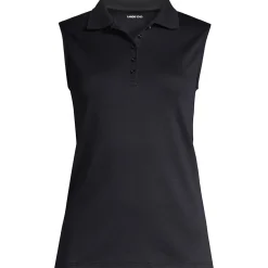 Ärmelloses Supima-Poloshirt für Damen