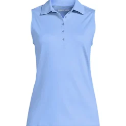 Ärmelloses Supima-Poloshirt für Damen
