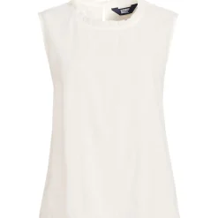 Ärmelloses Top im Leinenmix für Damen