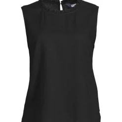 Ärmelloses Top im Leinenmix für Damen