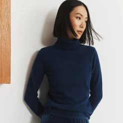 Rollkragen-Pullover aus Kaschmir für Damen