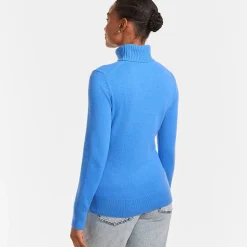 Rollkragen-Pullover aus Kaschmir für Damen