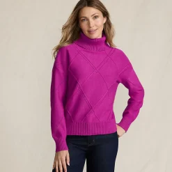 Rollkragenpullover Silk Touch für Damen