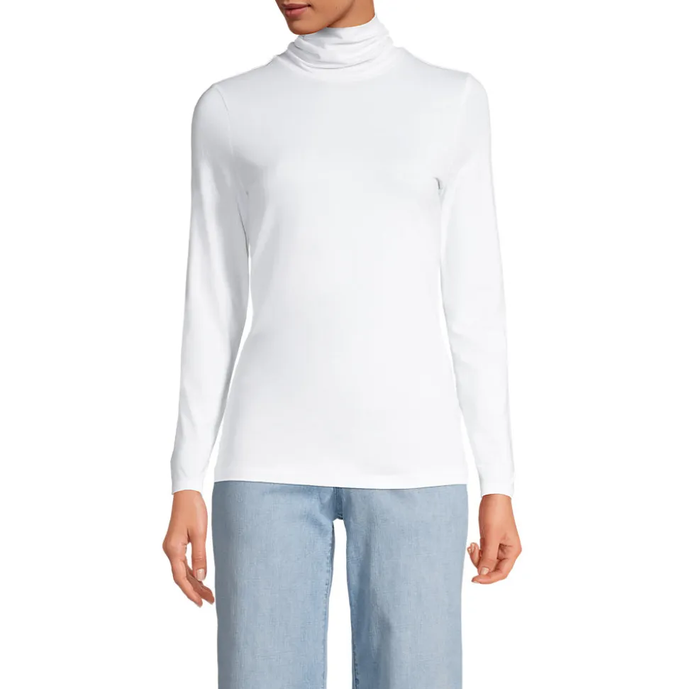 Rollkragenshirt aus Baumwoll/Modalmix
