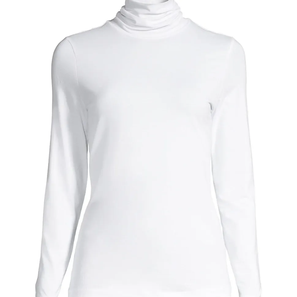 Rollkragenshirt aus Baumwoll/Modalmix