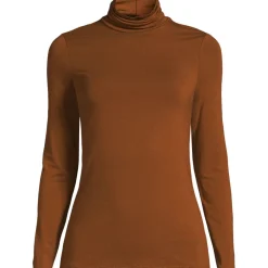 Rollkragenshirt aus Baumwoll/Modalmix