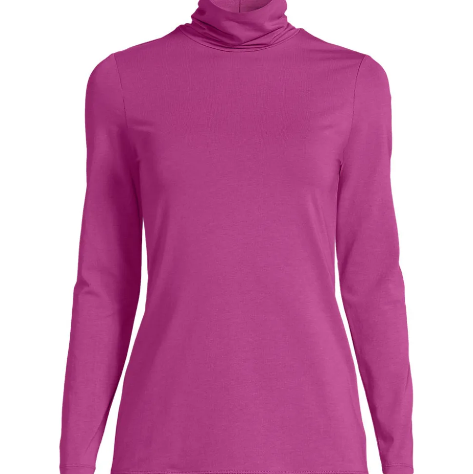 Rollkragenshirt aus Baumwoll/Modalmix