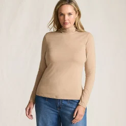 Rollkragenshirt aus Baumwoll/Modalmix