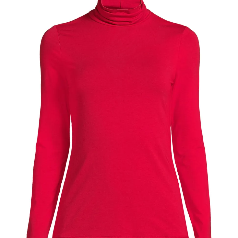 Rollkragenshirt aus Baumwoll/Modalmix