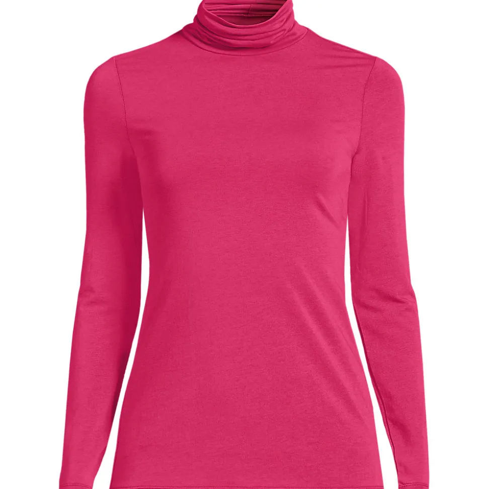 Rollkragenshirt aus Baumwoll/Modalmix