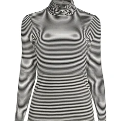 Rollkragenshirt aus Baumwoll/Modalmix