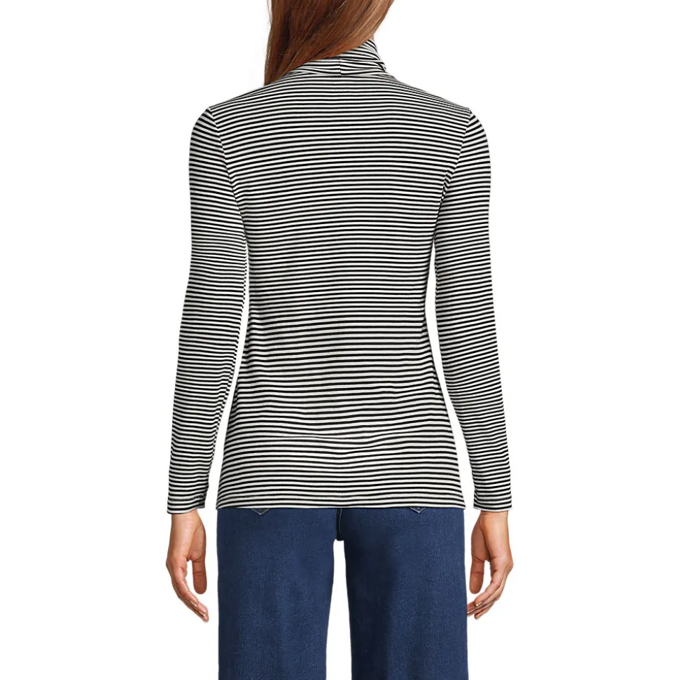 Rollkragenshirt aus Baumwoll/Modalmix