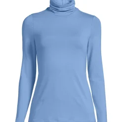 Rollkragenshirt aus Baumwoll/Modalmix