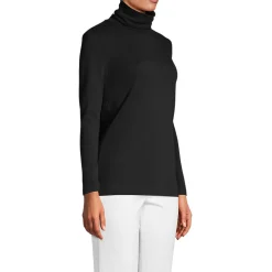 Rollkragenshirt aus Supima für Damen