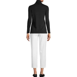 Rollkragenshirt aus Supima für Damen