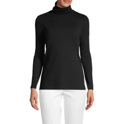 Rollkragenshirt aus Supima für Damen