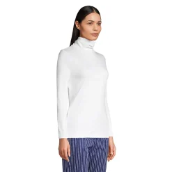 Rollkragenshirt aus Supima für Damen