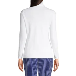 Rollkragenshirt aus Supima für Damen