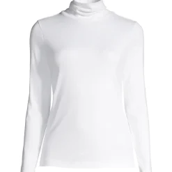 Rollkragenshirt aus Supima für Damen