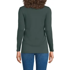 Rollkragenshirt aus Supima für Damen