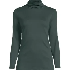 Rollkragenshirt aus Supima für Damen
