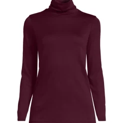 Rollkragenshirt aus Supima für Damen