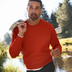 Rundhals-Sweatshirt SERIOUS SWEATS für Herren