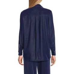 Samtbluse für Damen