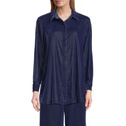 Samtbluse für Damen