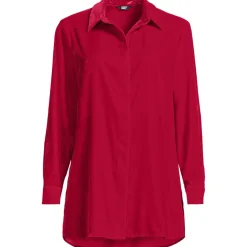 Samtbluse für Damen