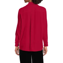 Samtbluse für Damen