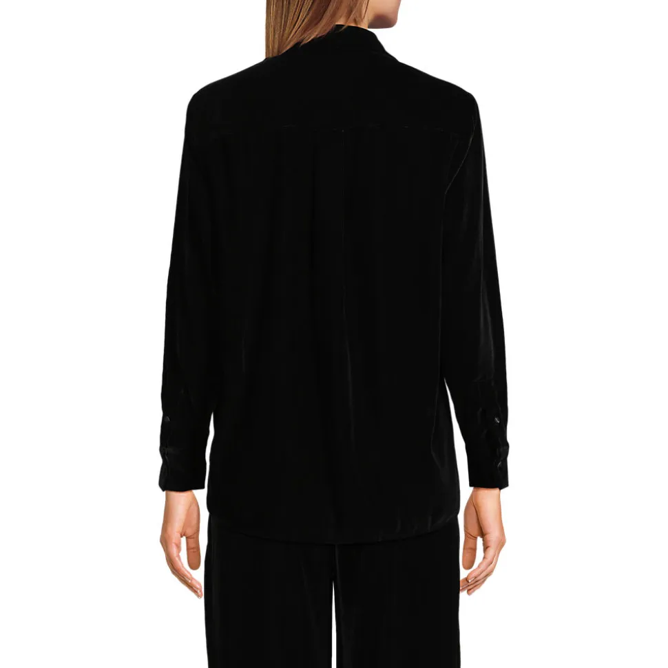 Samtbluse für Damen
