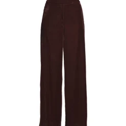 Samthose mit weitem Bein für Damen