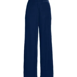 Samthose mit weitem Bein für Damen