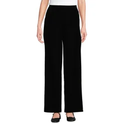 Samthose mit weitem Bein für Damen