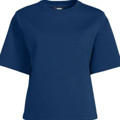 Samtweiches Shirt mit Rundhalsausschnitt für Damen