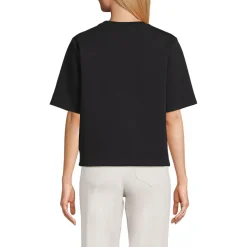 Samtweiches Shirt mit Rundhalsausschnitt für Damen
