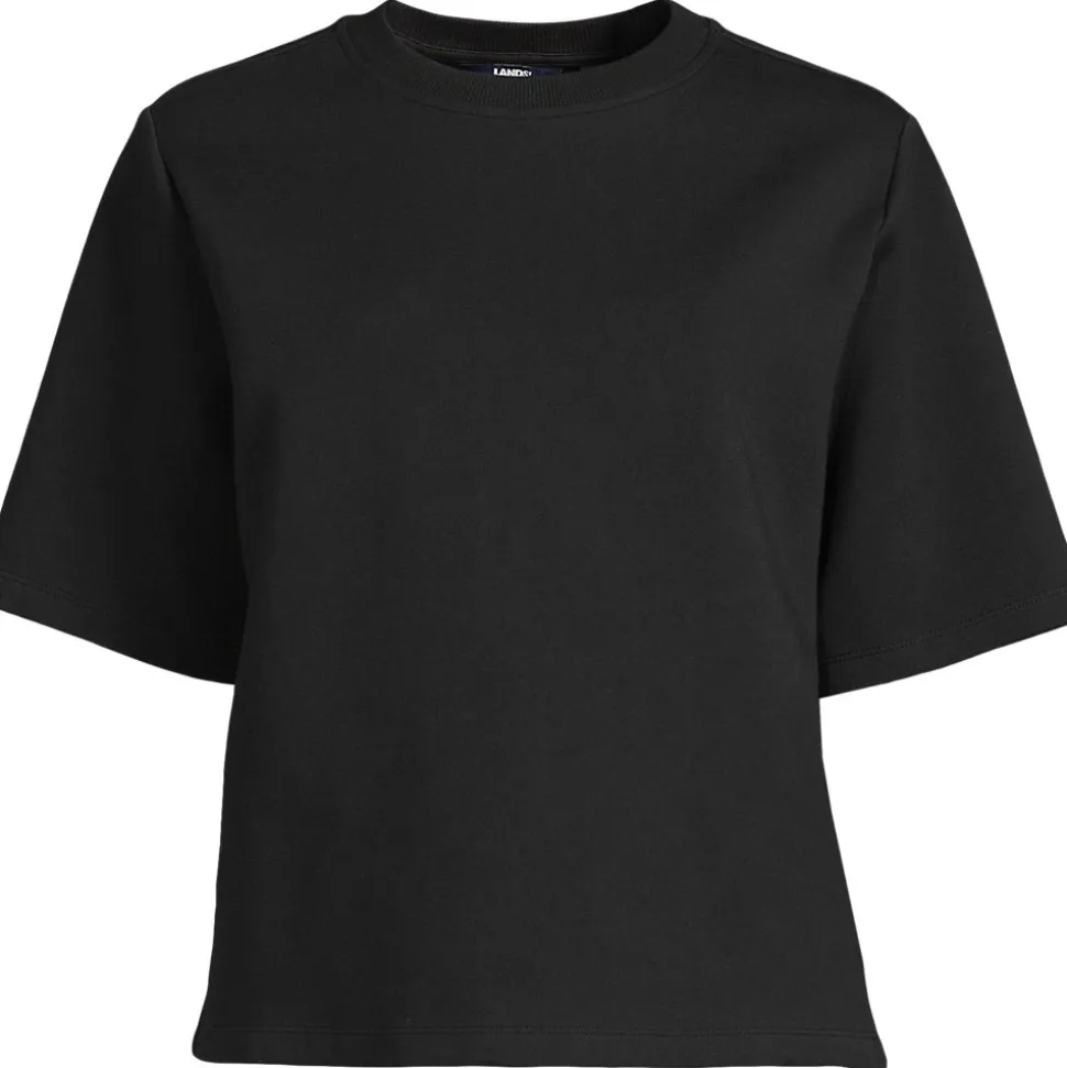 Samtweiches Shirt mit Rundhalsausschnitt für Damen