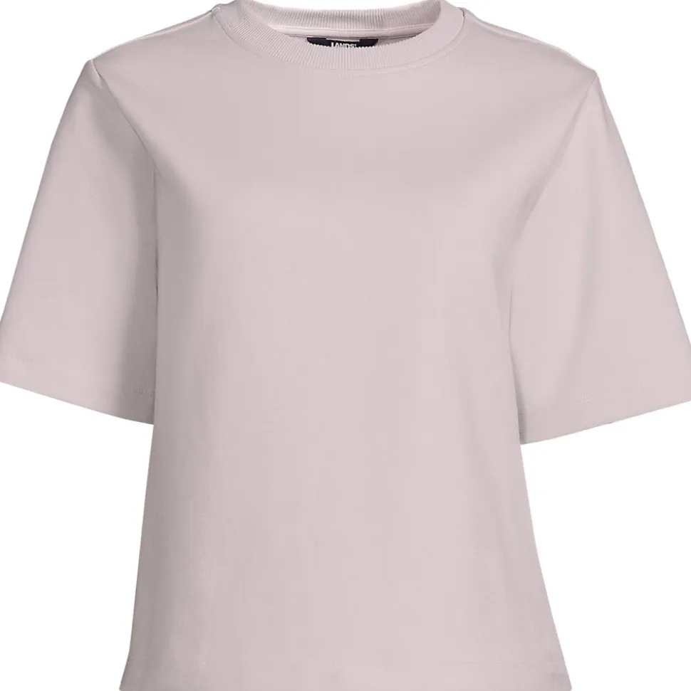 Samtweiches Shirt mit Rundhalsausschnitt für Damen