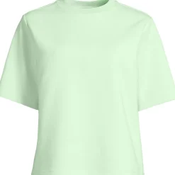 Samtweiches Shirt mit Rundhalsausschnitt für Damen